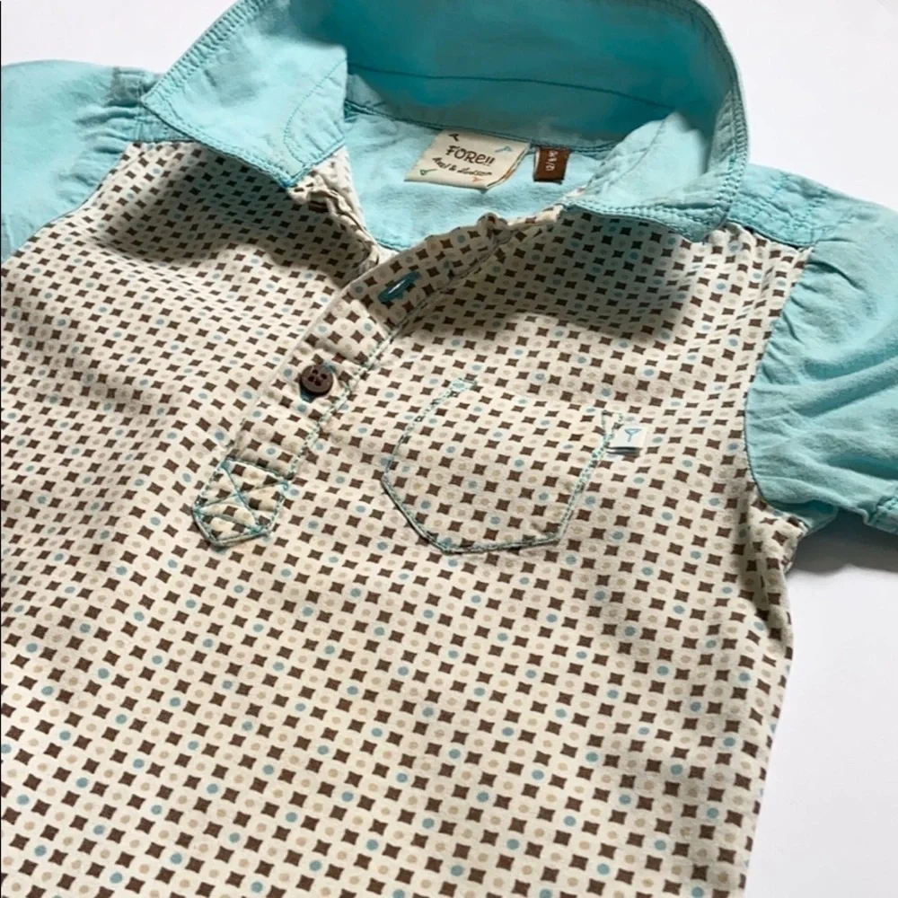 Axel & Hudson Fore! Infant Cotton Romper